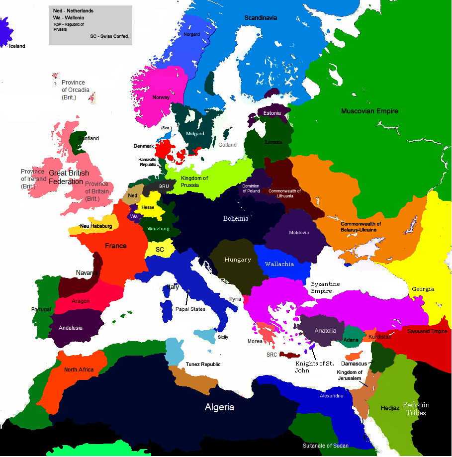 Rise of nationalism in Europe. - Maps on the Web