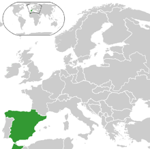 Location of Spain