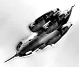 Die Uranus V beim Wiedereintritt in die Erdatmosphäre 1999