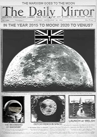 The Daily Mirror über die geplante Mondlandung, Ausgabe 6