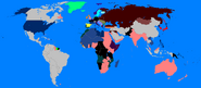 1947, Germany pushes Italy towards the Italian-German (Austrian) border, and continues to advance in Eastern Germany, and takes Bohemia. Finland's underground resistance begins to retake control of key areas in Finland. U.S. invades southern Italy and makes advances in the north, and begins liberating Greece.