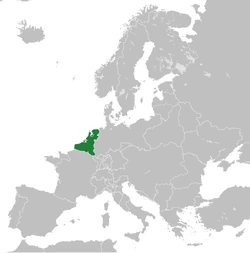 Location of Netherlands