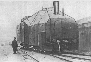 Leo Trotzkis gepanzerter Kommandozug während der permanenten Revolution