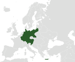 mapa del imperio aleman 1914