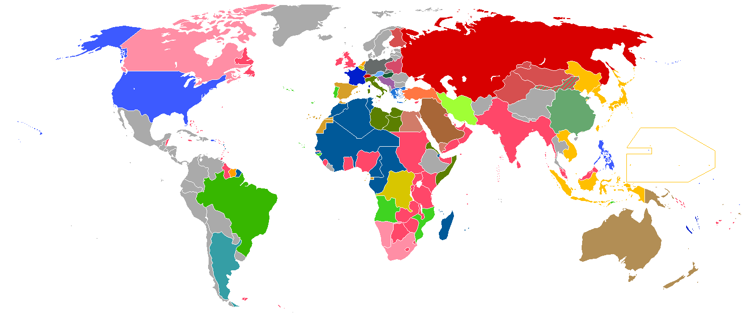 Seasia.co - The world map which we normally see is not according to actual  size. Africa is 14 times bigger than Greenland but is shown equal in area  in world map. Few