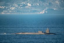 USS Florida in Gibraltar