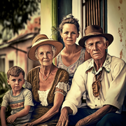 German Family in Brazil (IA)