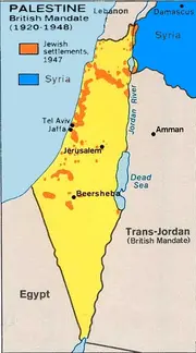 Jewish settlements 1947