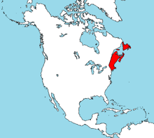 Location of Maritimes