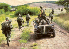 SRA Soldiers Patroling in the Weston Territory