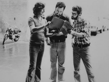 Стивен Спилберг, Джон Милиус и Джордж Лукас