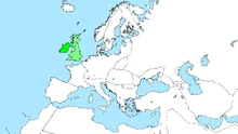 Location of Ireland