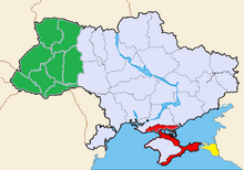 Location of Автономна Республіка Крим