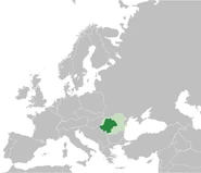 Transylvania's actual and claimed territory (2009)
