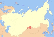Location of Tuva