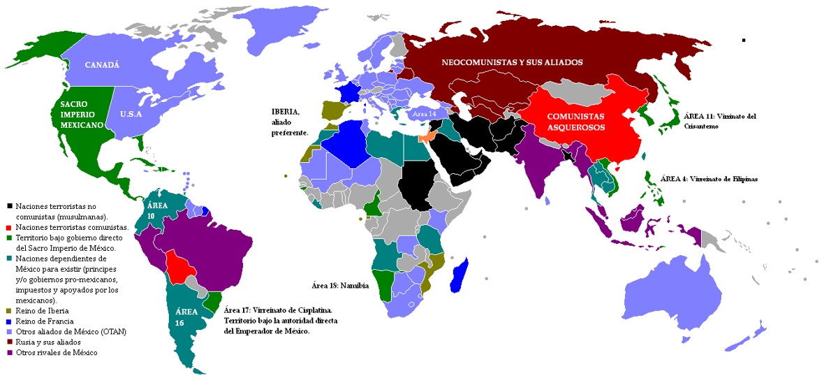 México is a Superpower Alternative History Fandom