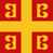 Byzantine imperial flag, 14th century, square.svg.png