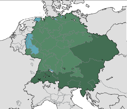 the HRE in 1911 *   The Austrian Empire *   Prince-Electorates *   Free States