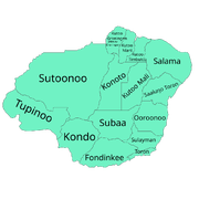 Map of the provines of Al-Bayd