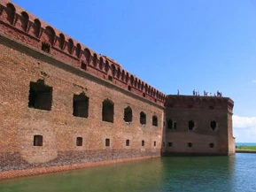 Northern ramparts at Fort Jefferson