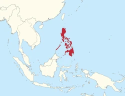 Location of Philippines