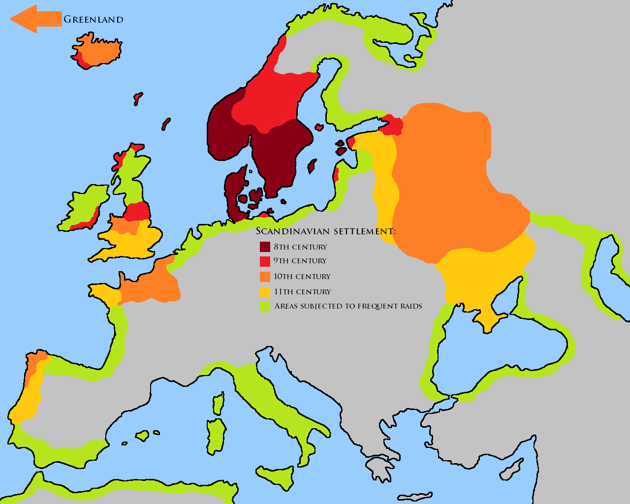 norwegian vikings map