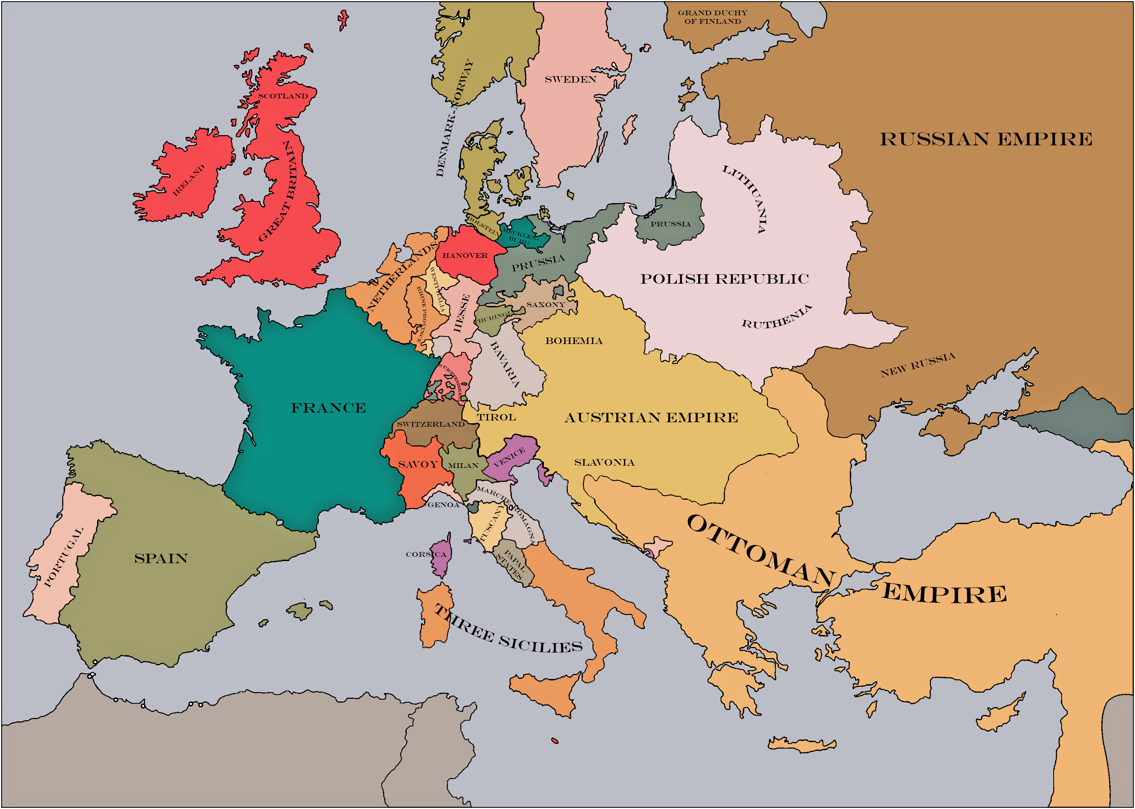 austrian empire map