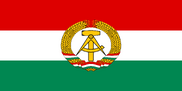 Flag of hungarian democratic repubic