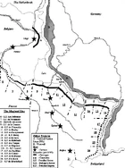 Karte der Maginot-Linie