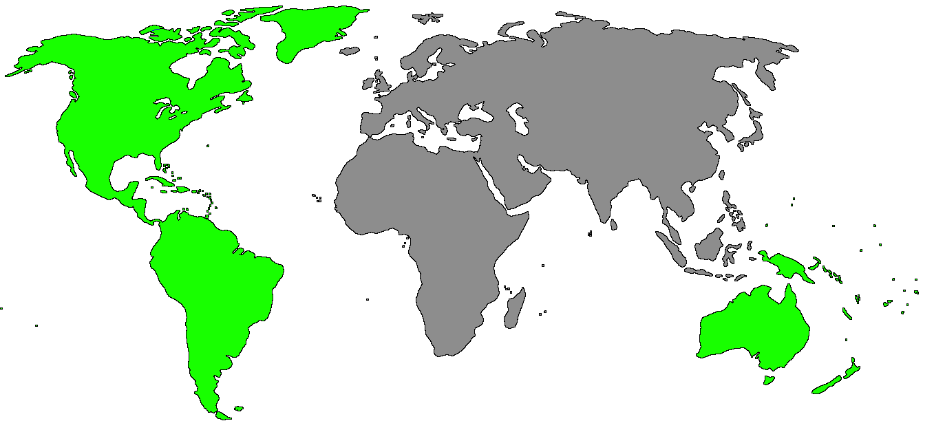 western hemisphere countries list