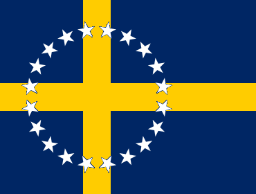 Flag of the Kalmar Union (The Kalmar Union).svg