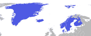 Populated Nordic Union territory (2000)