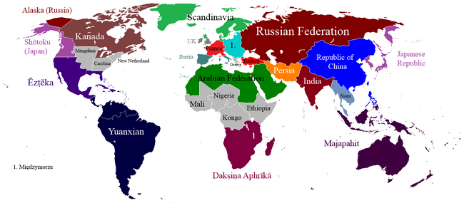 World as of 2013.