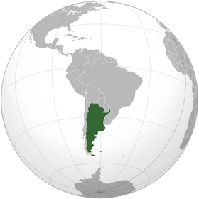 Localización de Argentina