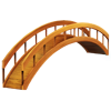 Arched Wooden Bridge I Vortex