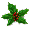 Holly Ornament - Natural Retired