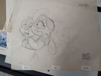 Simon and Alvin production sketch