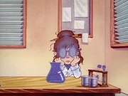 Jeanette Covered In Smoke