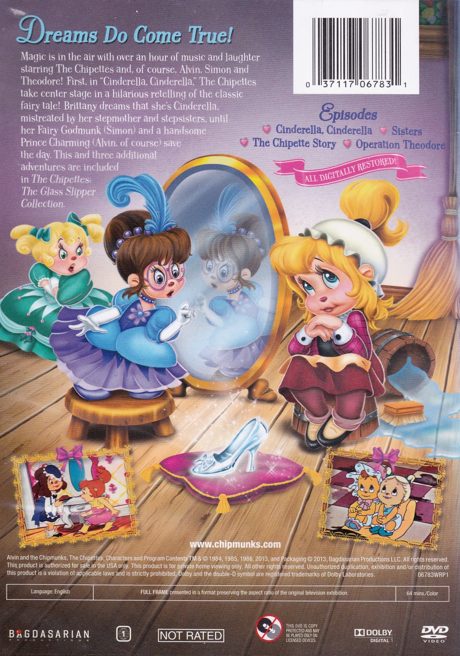 The Chipettes: The Glass Slipper Collection (DVD) | Alvin and the Chipmunks  Wiki | Fandom
