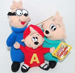 Alvin and the chipmunks plush toys outlet