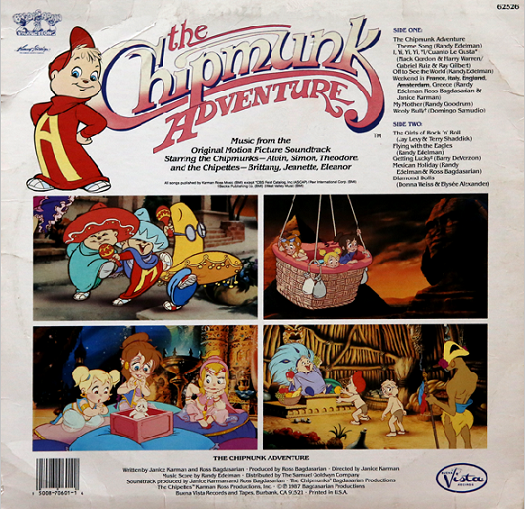The Chipmunk Adventure: Original Motion Picture Soundtrack | Alvin and the  Chipmunks Wiki | Fandom