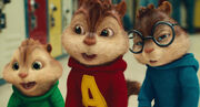 The Chipmunks reacting to seeing The Chipettes