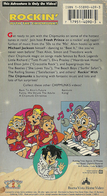 Rockin' With the Chipmunks (VHS) | Alvin and the Chipmunks