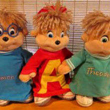 alvin and the chipmunks stuffed animals