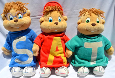alvin and the chipmunks plushies