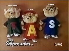 1983 Alvin The Chipmunks 10 Ideal Dressable Plush Toy