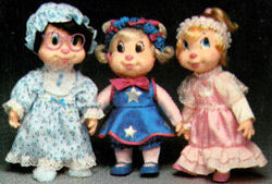 The Chipettes alternate outfits