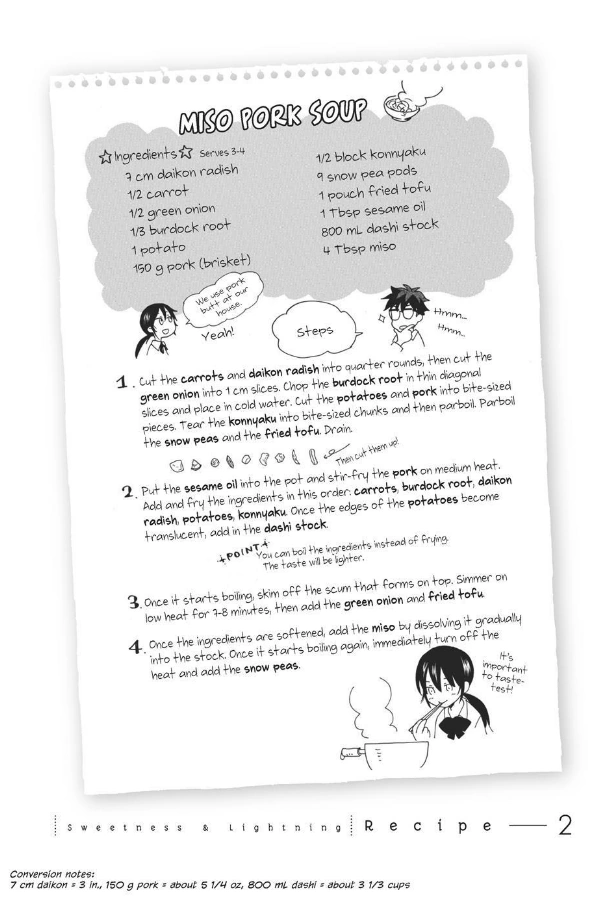 Recipe 2 - Pork Miso Soup | Amaama to Inazuma Wikia | Fandom