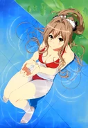 Af6a5be.jpg (314 KB) A digitally coloured picture of Isuzu in her red bikini.