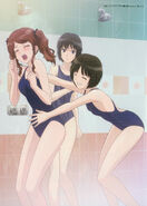 Ai sae and miya swimsuits shower